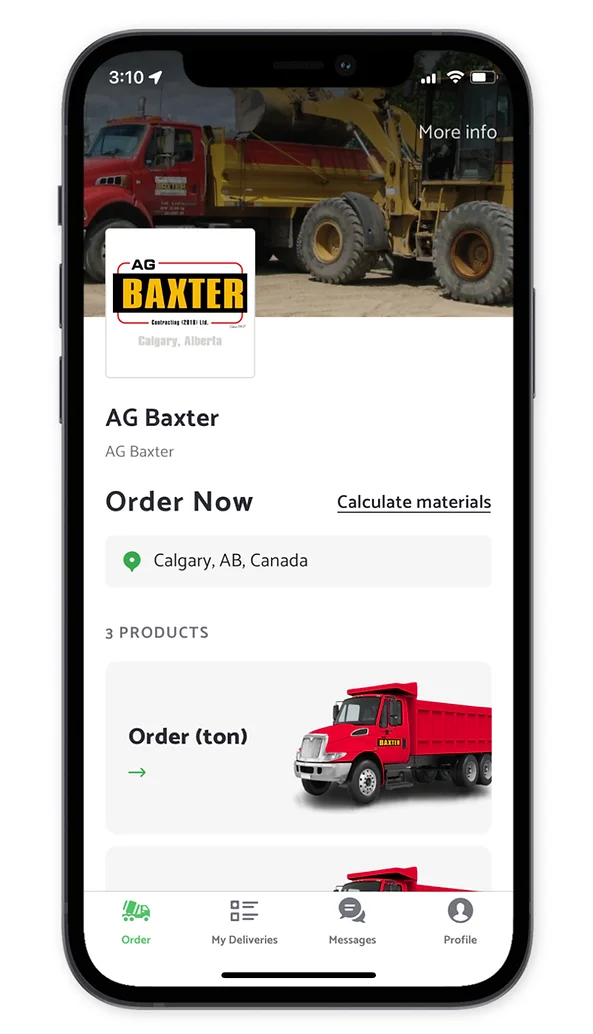 AGBaxter Ordering App